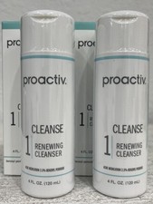 Proactiv Renewing Cleanser 4oz TWO Bottles 8 oz total Cleanse 09/2027 Expiry