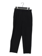 Uniqlo Women's Suit Trousers M Black Polyester with Rayon, Spandex Dress Pants