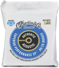 Martin Authentic Superior Performance Acoustic Guitar Strings - 80/20 Bronze
