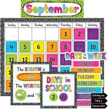 Brights 4Ever Calendar Bulletin Board TCR6921 