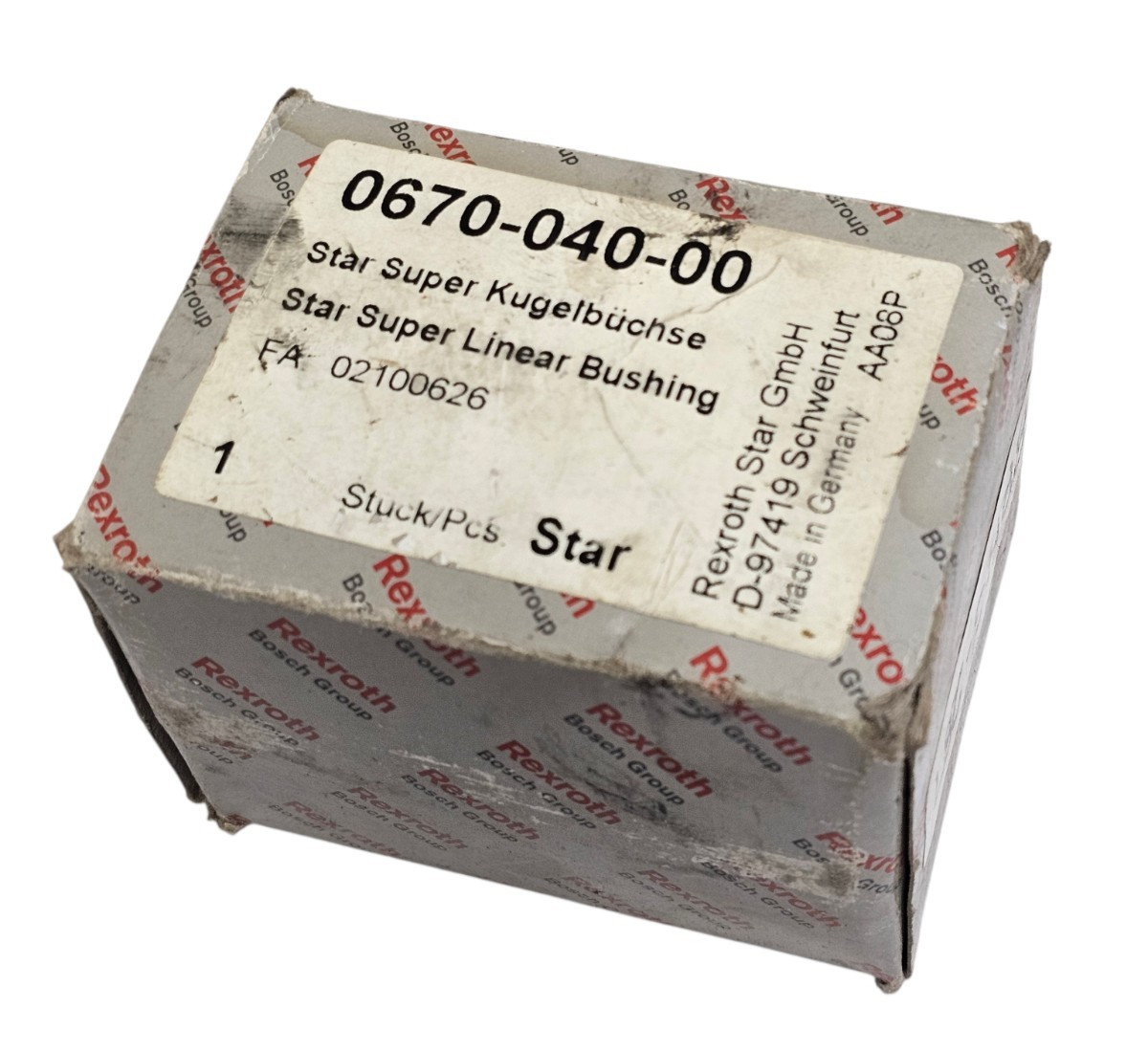 NIB BOSCH REXROTH 0670-040-00 STAR SUPER LINEAR BUSHING 067004000