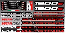 Motorcycle Ducati Laminated Multistrada 1200s Fairing stickers Decals 