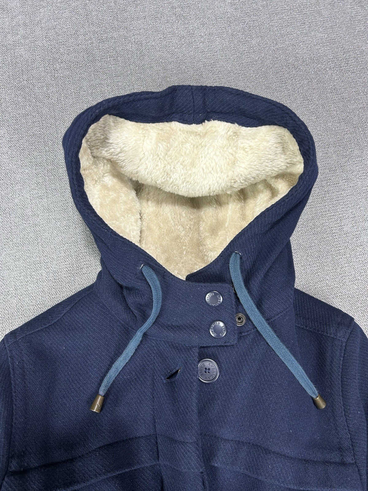 American Eagle Womens Jacket Wool Blend  Hooded P… - image 14