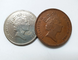 10p 2p SCOTCH & SODA Gimmick Coin Unique Magic Trick