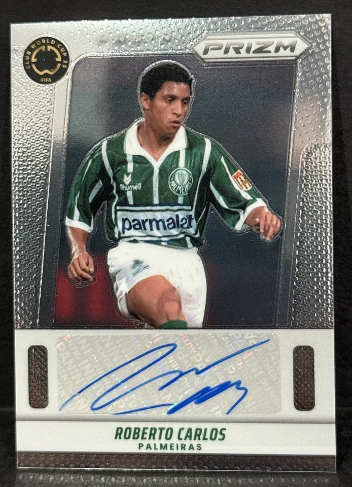 Prizm Copa Mundial de Clubes de la FIFA 2025 Palmeiras Roberto Carlos Flashback automático Foto 3 de 4