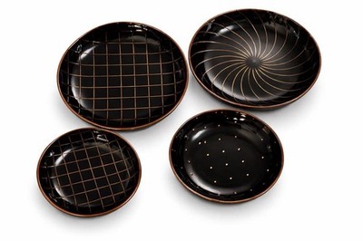 Japanischer Hakusan Teller Schale Hasami Ware Mori Masahiro kleine Schale