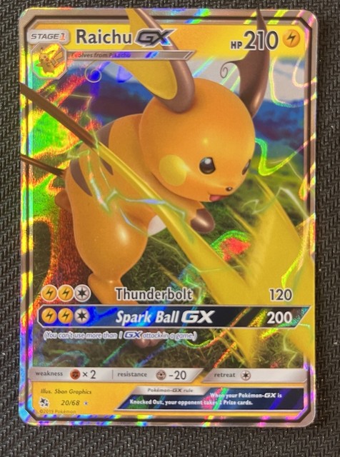 Raichu GX #20 (Hidden Fates (2019))