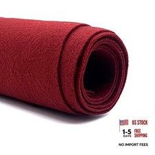 Craft Felt Fabric by The Yard - 72" Wide 1.6mm Thick Acrylic - 1 Yard Burgundy