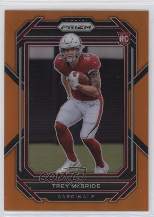 2022 Panini Prizm Rookies Orange Prizm /249 Trey McBride #327 Rookie RC