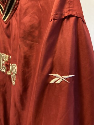 Vintage San Francisco 49ers Pullover Windbreaker Reebok Pro Vintage San Francisco 49ers Pullover Windbreaker Reebok Pro