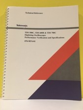 Tektronix 070-9874-01 TDS 500C 600B 700C Digitizing Oscilloscopes Reference