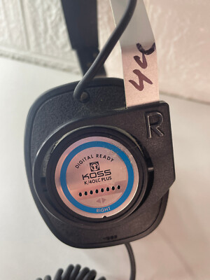 KOSS K/40LC PLUS Digital Ready Headphones Keyboard Stereo DJ Music, tested 