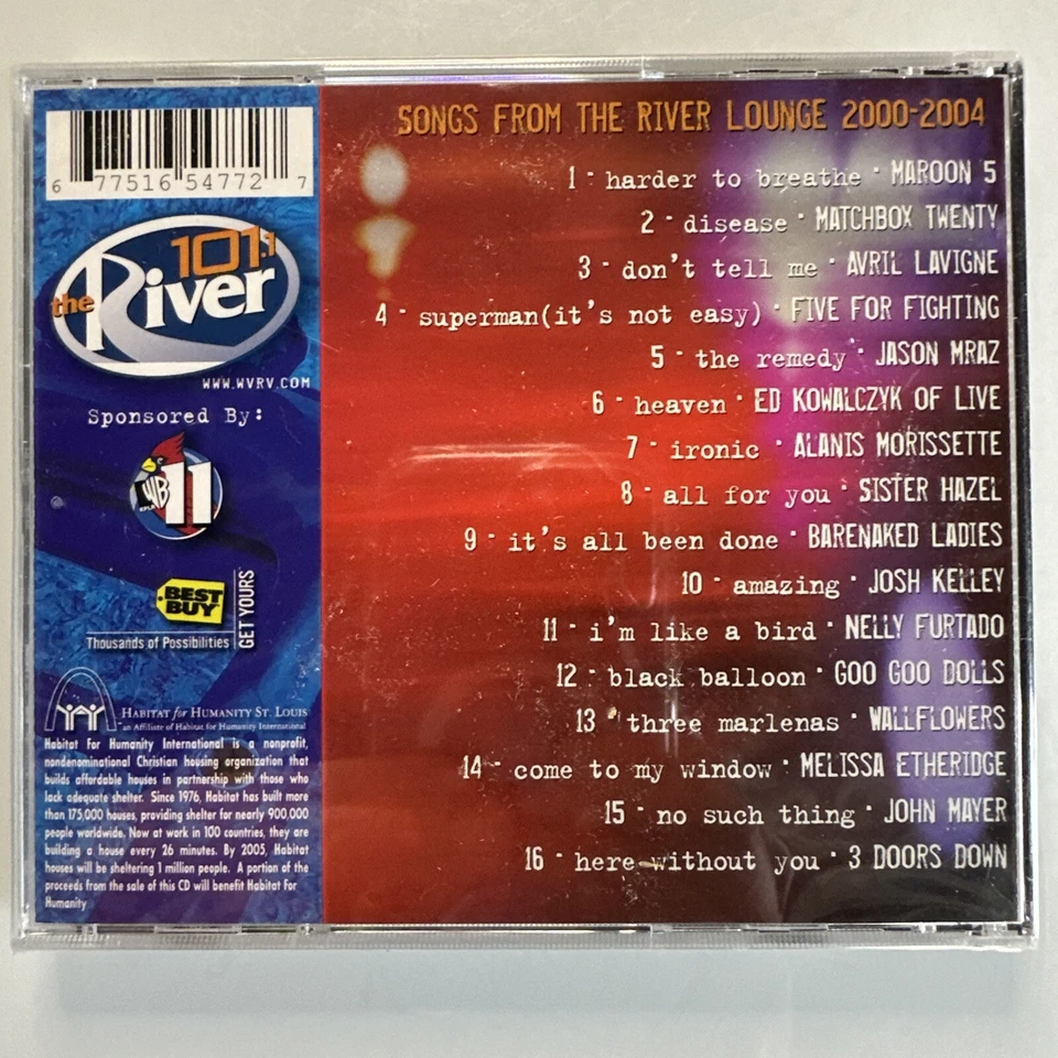 Songs From The River Lounge 2000-2004 CD 101.1 River St Louis Radio New Sealed - Image 2 of 2