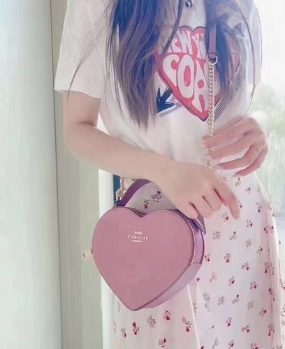 Neu mit Etikett Coach Herz Umhängetasche Valentinstag - Bild 43 von 108