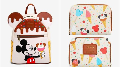 Loungefly Disney Mickey Mouse Ice Cream MINI Backpack +  display picture 2