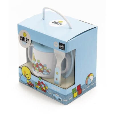 Zak Designs - Smiley Baby Junge Geschenkset Taufe