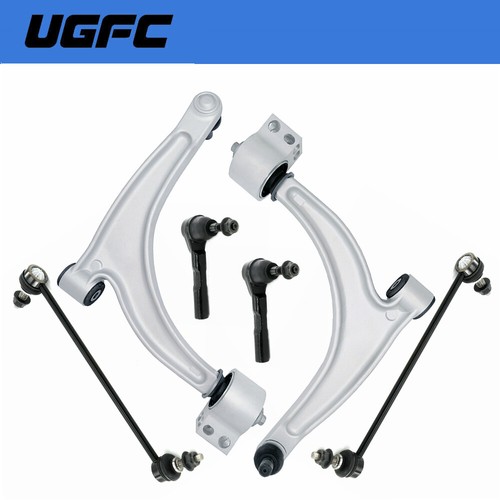 Front Lower Control Arms + Tie Rod Ends + Sway Bars for Chevy Malibu