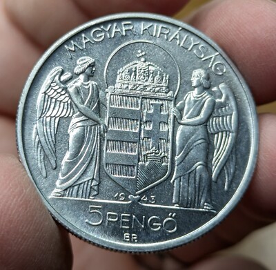 1943 Hungary 5 Pengo Uncirculated Aluminum Coin | eBay 1943 Hungary 5 Pengo Uncirculated Aluminum Coin | eBay