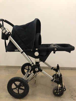 Bugaboo Cameleon Aluminium/Dark Grey/Jeans Kombikinderwagen & Sportwagen...