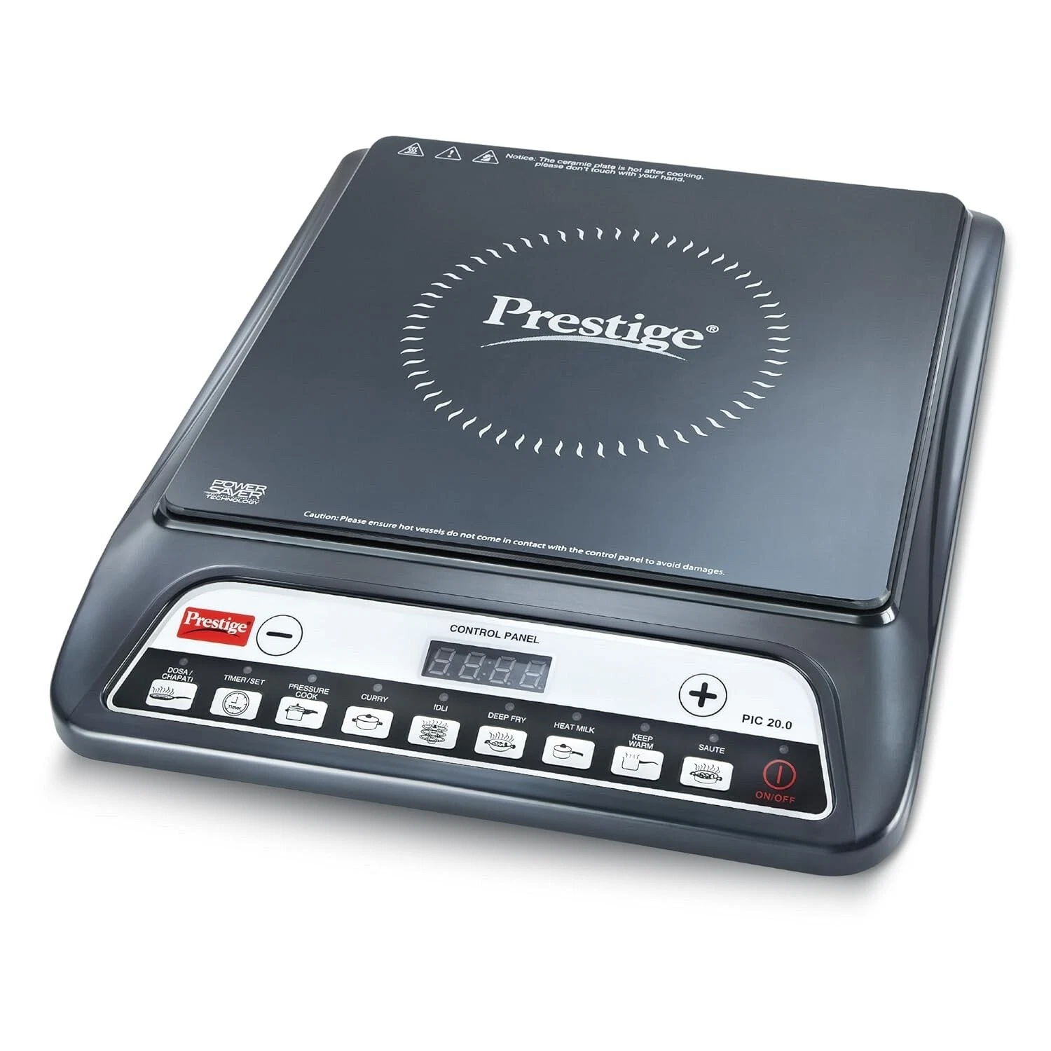 Prestige 1600 Watts Induction Cooktop Automatic Power & Temperature Adjustment