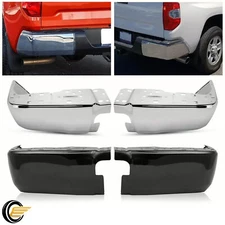 For Toyota Tundra 2014-2021 Rear Step Bumper End Caps Extension LH /RH/Pair