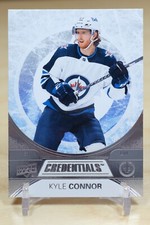 2021-22 UD Credentials Base #21 Kyle Connor - Winnipeg Jets