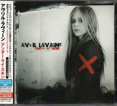 Avril Lavigne Under My Skin JAPAN CD with OBI STICKER POSTER 2BT BVCA24020 - Picture 2 of 6