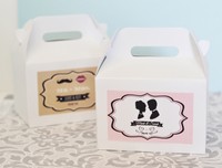 24 Personalized Vintage Wedding Theme Mini Gable Boxes Wedding Favors 24 Personalized Vintage Wedding Theme Mini Gable Boxes Wedding Favors