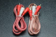 2 PCS 3 FT RCA WIRE AUDIOPIPE 2 CHANNEL CAR HOME AUDIO INTERCONNECT BMS-3
