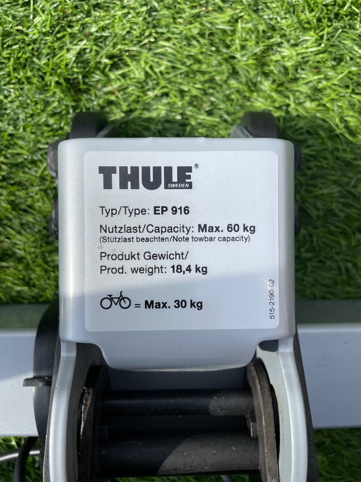 thule europower 916 electric bike carrier