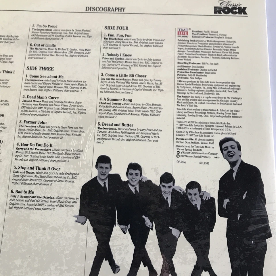CLASSIC ROCK 1964 A GOGO TIME LIFE VINYL 2-LP WARNERS USA 1987 IN SHRINK MINT - Image 4 of 4