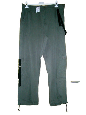 TREDY+++ SOMMERHOSE+++ CARGO-STIL+++ OLIVGRÜN 44-46 +++NEU mit ETIKETT