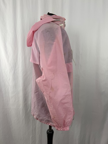 Womens Vintage K-Way Pink Windbreaker Jacket Size 6 Made in France Retro - Picture 14 of 22