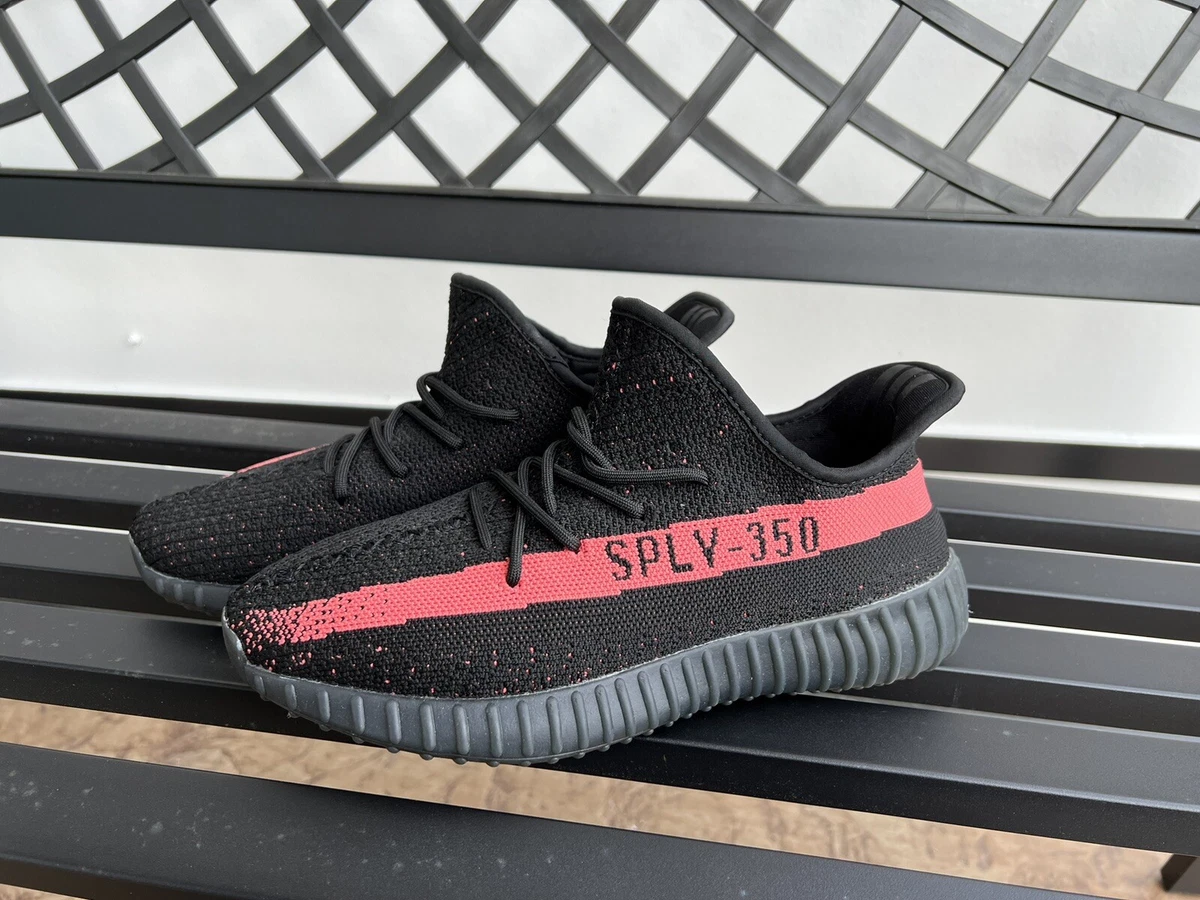 ADIDAS YEEZY BOOST 350 V2 CORE BLACK RED INFANT SIZE 8.5