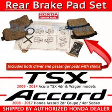 🔥 BRAND NEW!  HONDA/ ACURA Genuine Factory OEM Rear Brake Pad Set 🔥