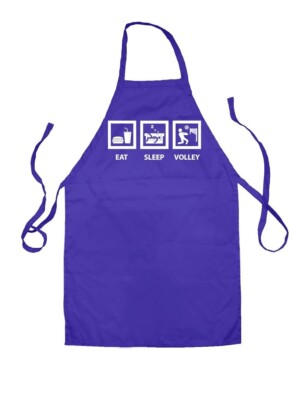 Eat Sleep Volleyball - Unisex Kinder Schürze - Volley Kugel
