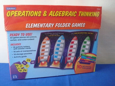 Learning Resources Operations & Algebraic Thinking Folder Game Library - Gr. 2-3