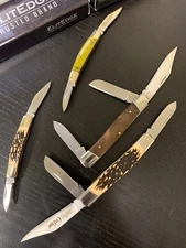 (WHOLESALE LOT x 12) ElitEdge Satin Manual Folding Pocket Knife - 1043/1211