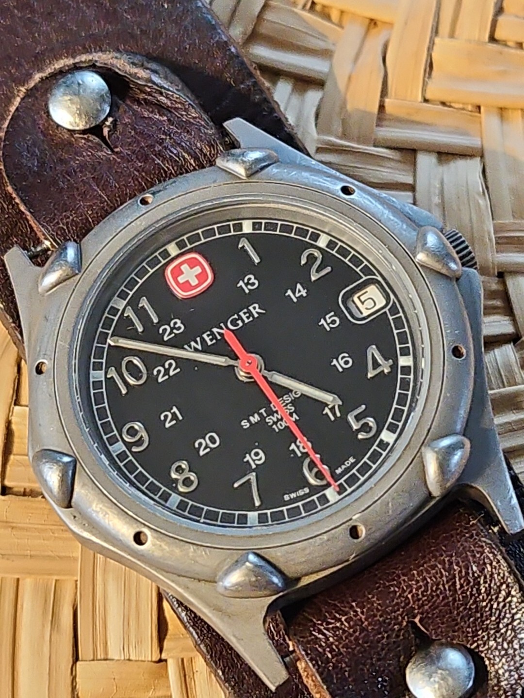 Stainless Steel Wenger Smt Design Swiss 100m Wenger Smt Design