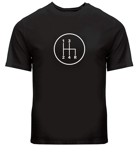 Manual Transmission Gears Shift Pattern 4 Speed Stick Shirts Mens Tee T-Shirt - Picture 3 of 34