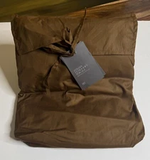 Restoration Hardware Italian Ultra-Soft Percale Box Spring Cover Twin Burn Camel