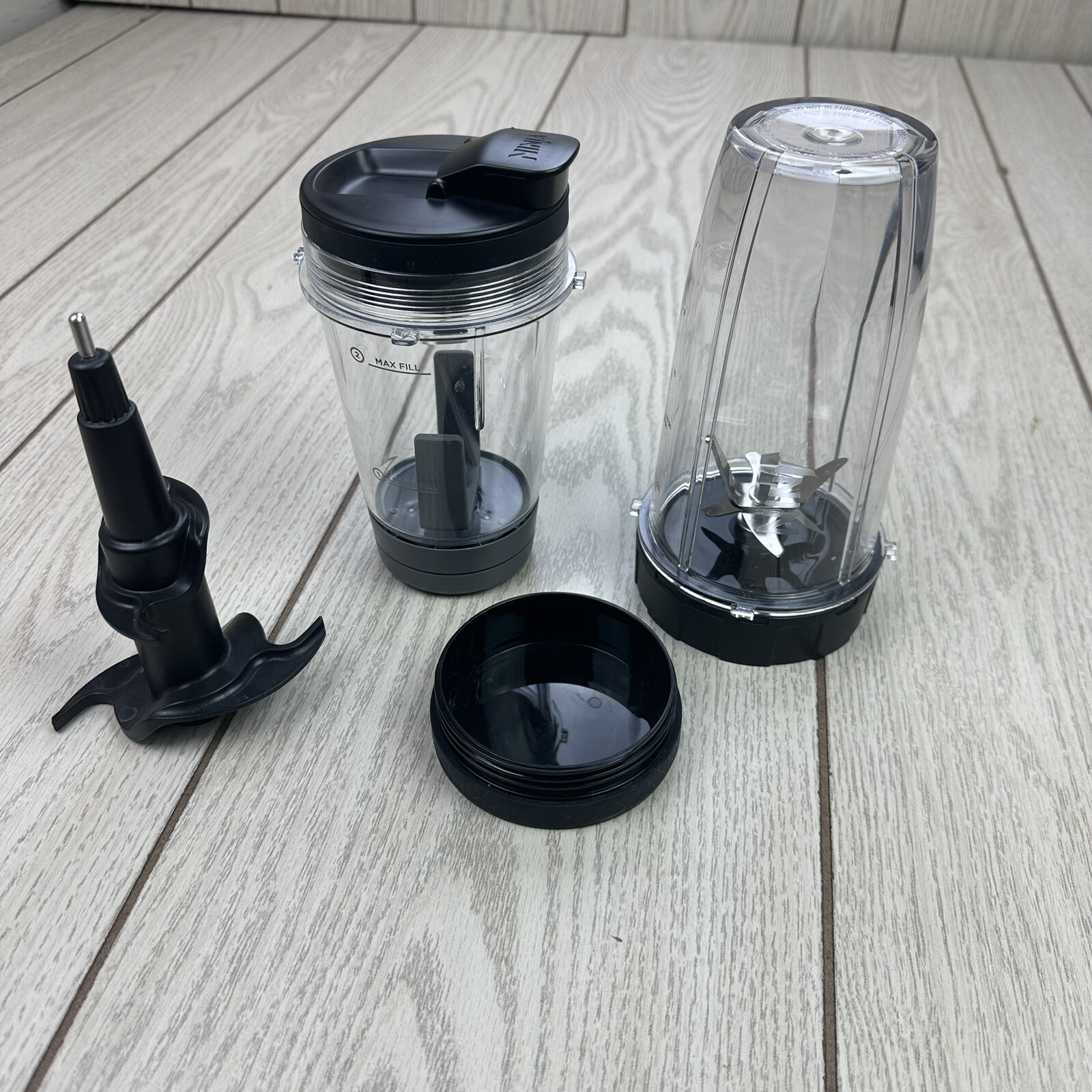 Lot of 4 Ninja Foodi SS305 3 in 1 Power Blender System Parts Only Pictured