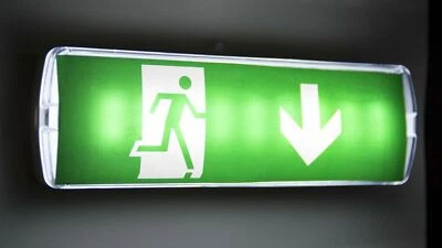 WZTO LED Notleuchte Fluchtwegleuchte Notbeleuchtung Notausgang Exit Notlicht Akku