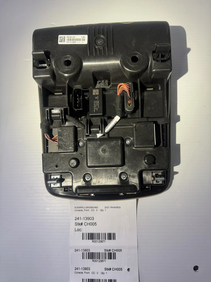 19-22 DODGE RAM 2500 3500 LARAMIE PAINEL SUPERIOR CÚPULA LUZES TETO SOLAR CORREDIÇA TRASEIRA - Imagem 4 de 4