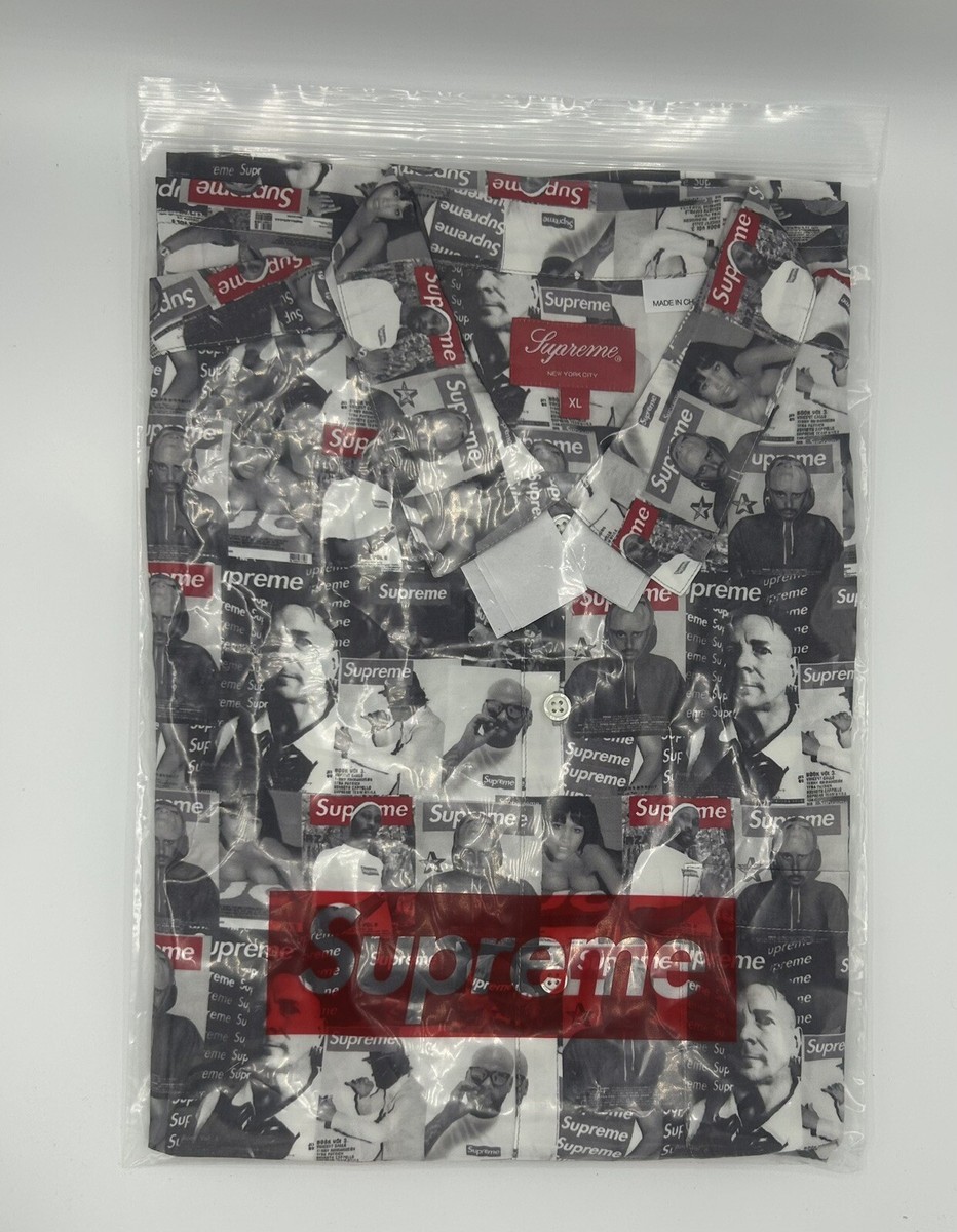 23ss Supreme MagazineS/S Shirt グレーM size Size XL-Supreme Magazine SS Shirt Gray *IN HAND* | eBay