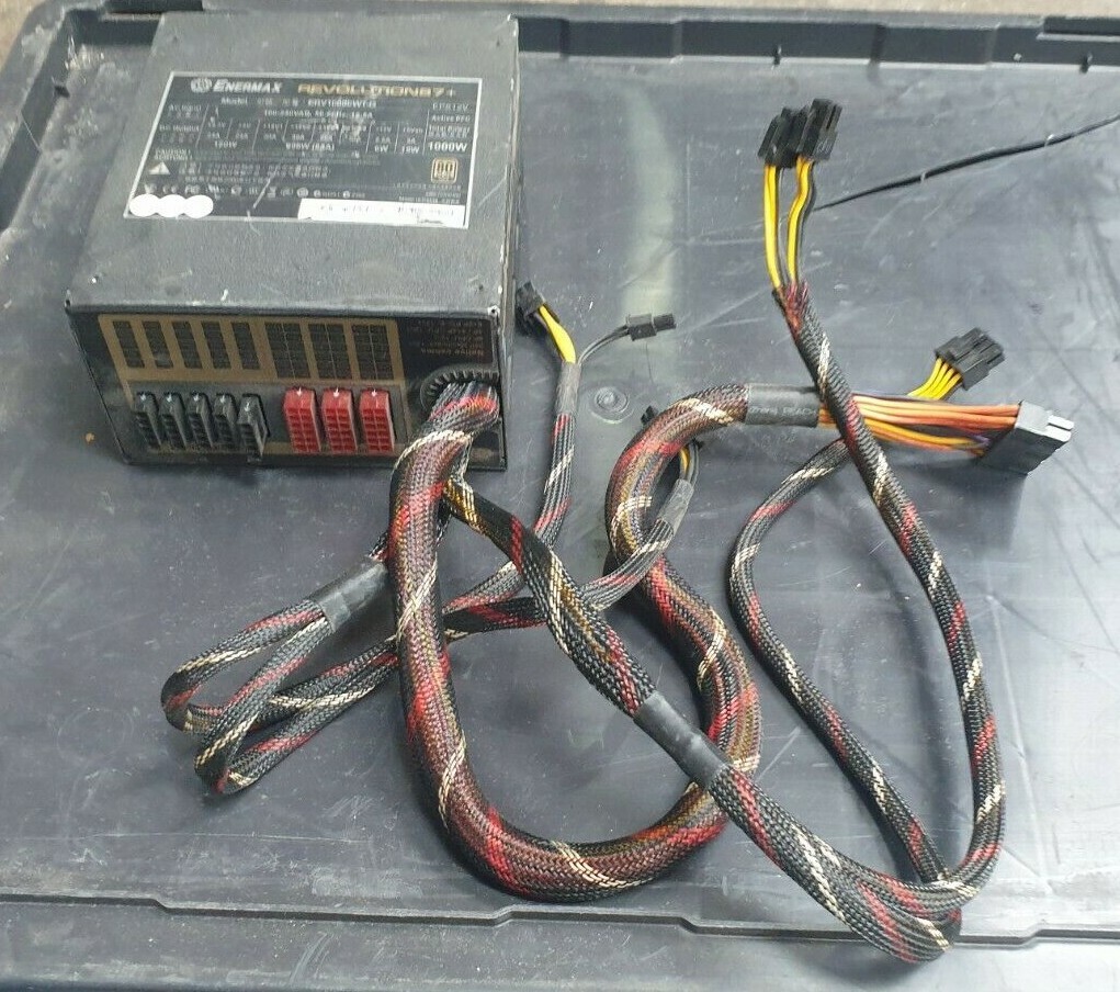 ENERMAX REVOLUTION87+ ERV1000EWT-G 1000W POWER SUPPLY (R5S10.2) | eBay