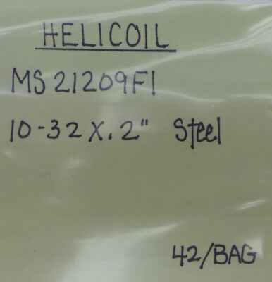 (42) Helicoil 10-32 X .2'' MS21209F1