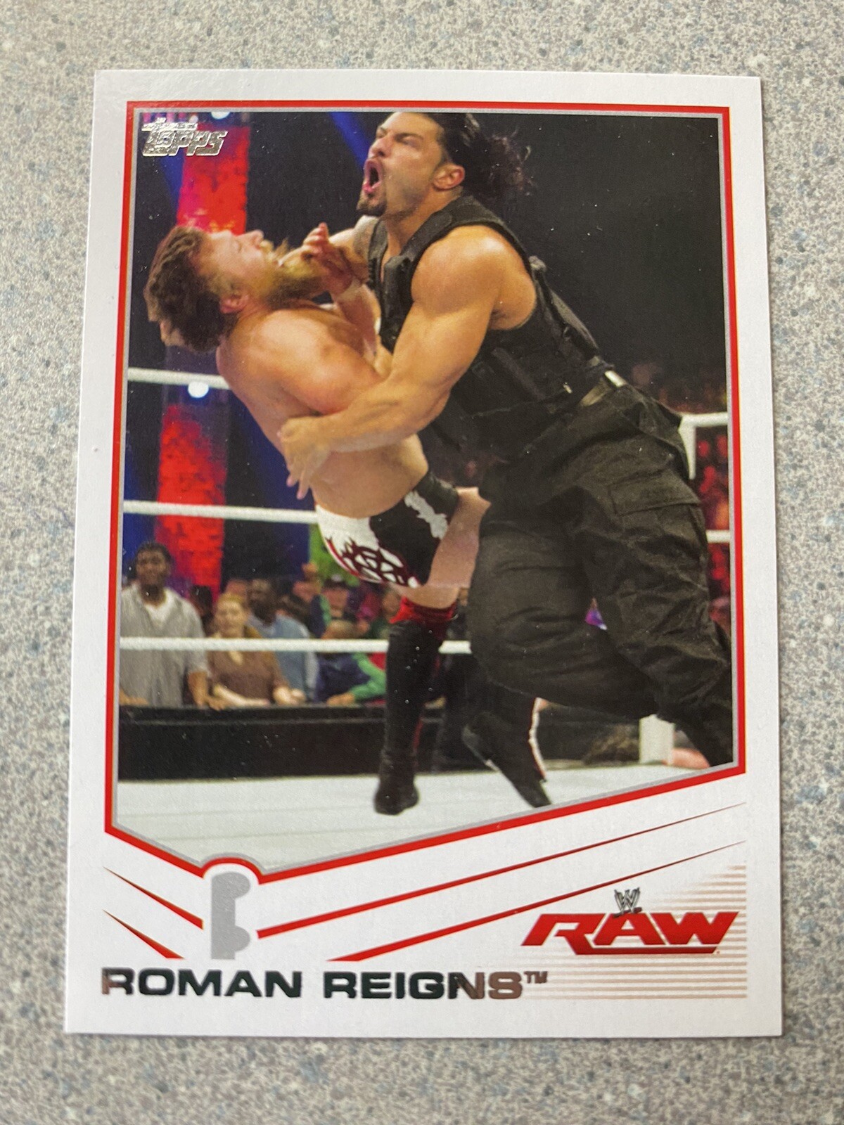 2013 Topps WWE #33 Roman Reigns Rookie Card Excellent Mint