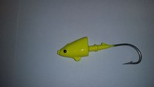 1.5  OZ SHAD HEAD JIGS WITH 635 HEAVY WIRE HOOK, SUPER SHARP FROM LOUIE'S LURES
