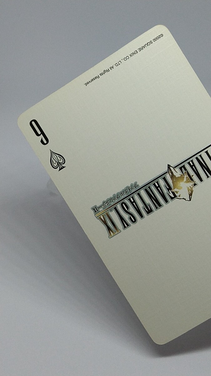 Final Fantasy 25th Anniversary Playing Cards Spade 9 Square Enix